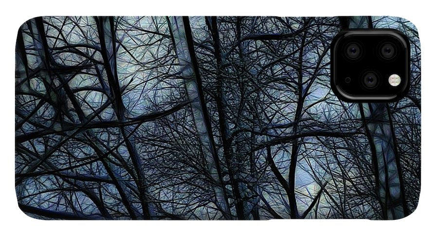 Twilight icicles Snowscape - Phone Case