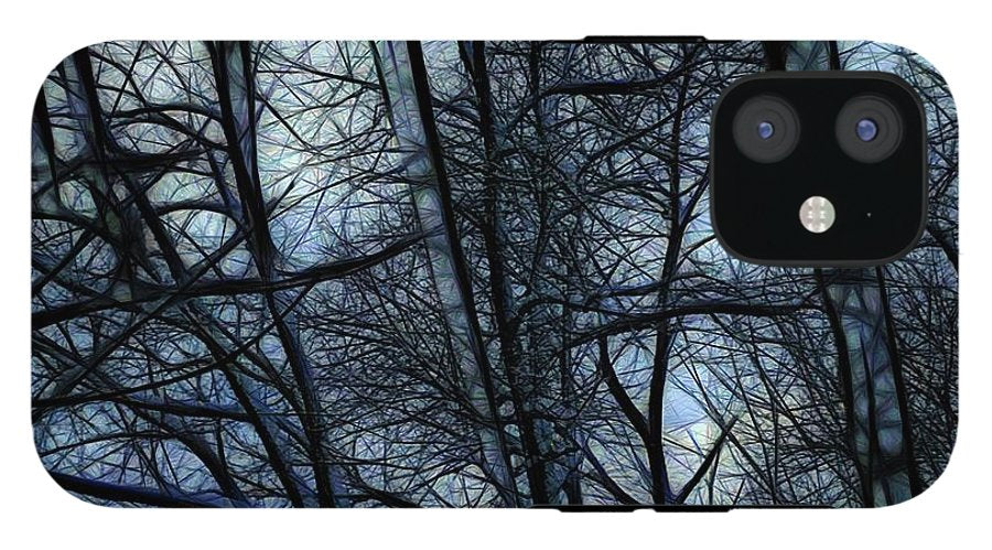 Twilight icicles Snowscape - Phone Case