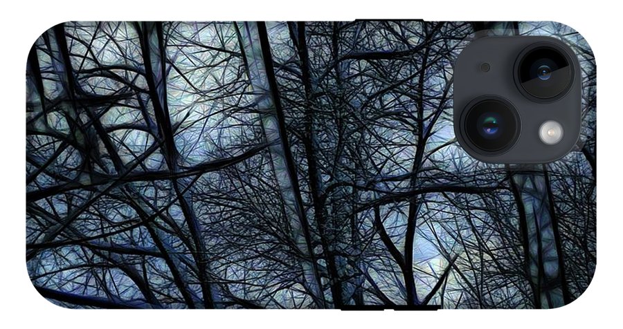 Twilight icicles Snowscape - Phone Case