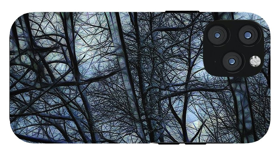Twilight icicles Snowscape - Phone Case