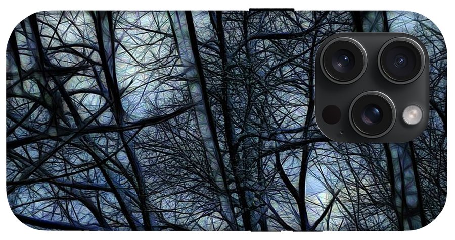 Twilight icicles Snowscape - Phone Case