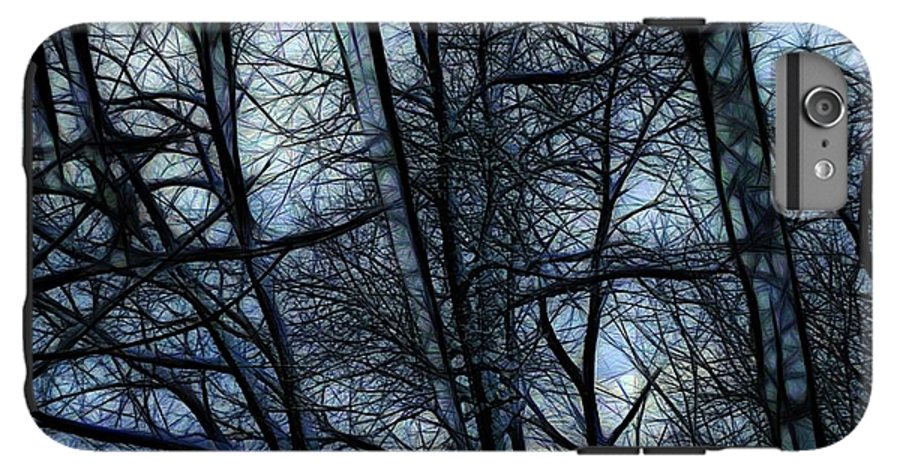 Twilight icicles Snowscape - Phone Case
