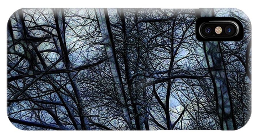 Twilight icicles Snowscape - Phone Case