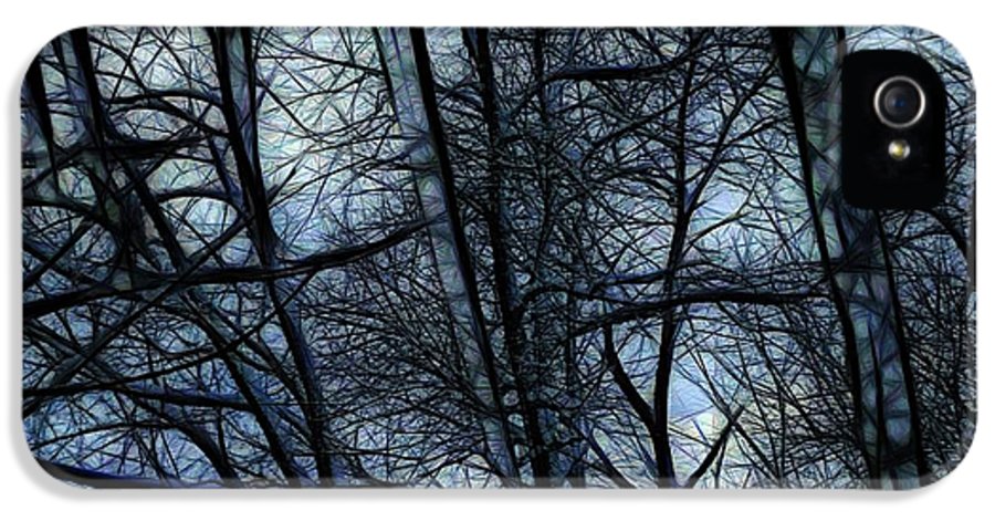 Twilight icicles Snowscape - Phone Case