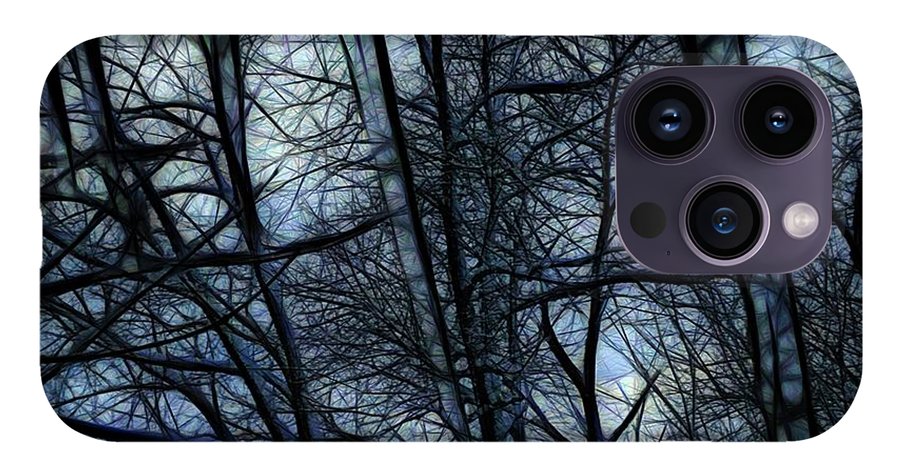 Twilight icicles Snowscape - Phone Case