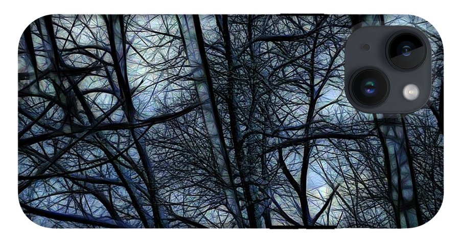 Twilight icicles Snowscape - Phone Case