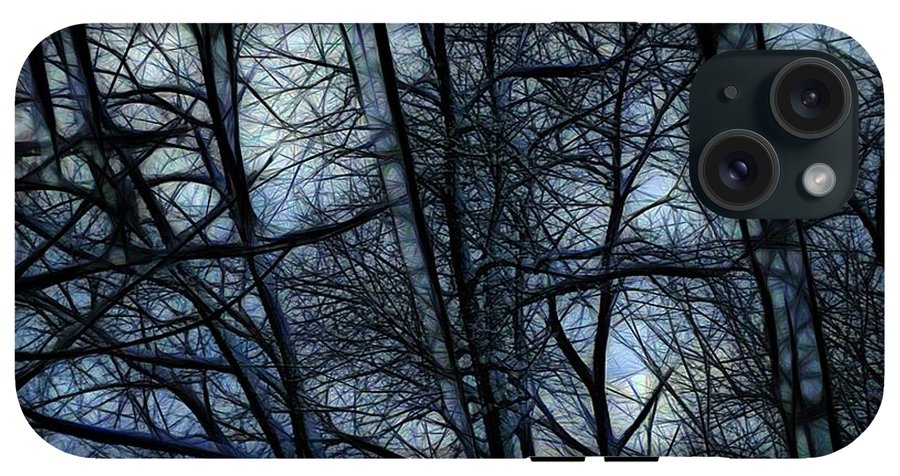 Twilight icicles Snowscape - Phone Case