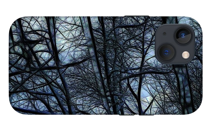 Twilight icicles Snowscape - Phone Case