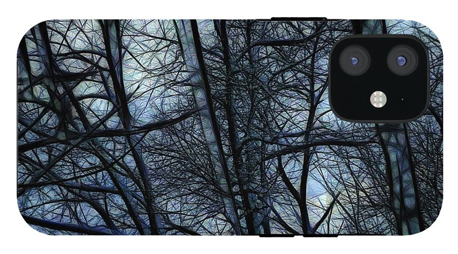 Twilight icicles Snowscape - Phone Case