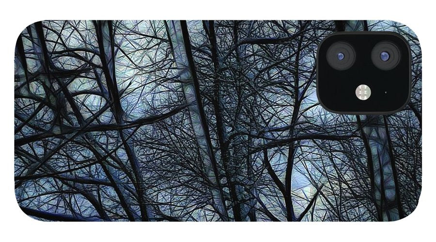 Twilight icicles Snowscape - Phone Case