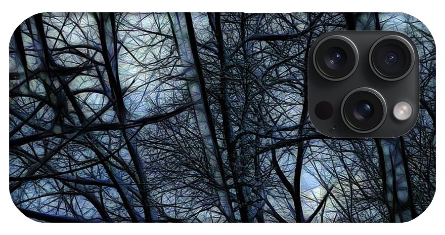 Twilight icicles Snowscape - Phone Case