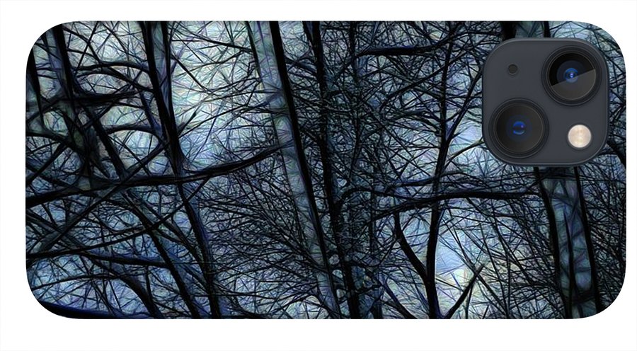 Twilight icicles Snowscape - Phone Case