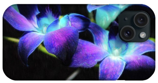 Two Purple Orchids - Phone Case