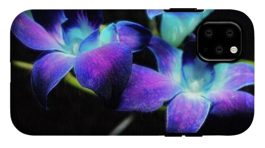 Two Purple Orchids - Phone Case