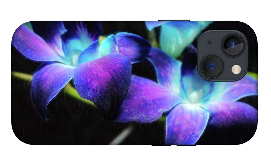 Two Purple Orchids - Phone Case