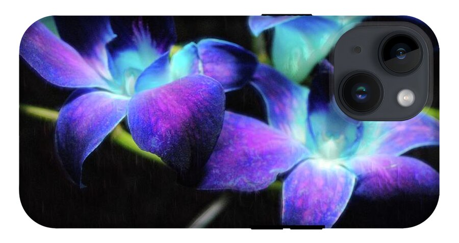 Two Purple Orchids - Phone Case