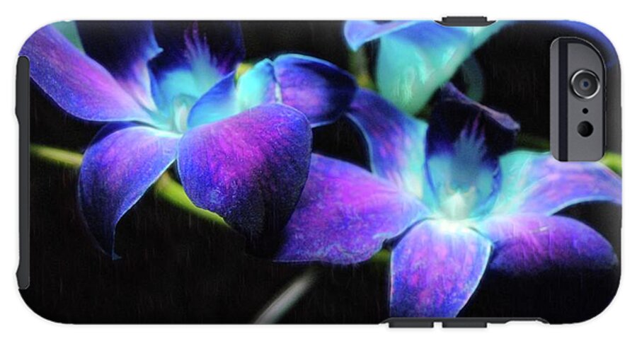 Two Purple Orchids - Phone Case