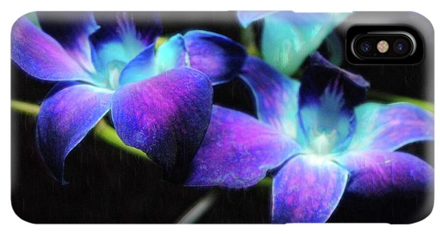 Two Purple Orchids - Phone Case