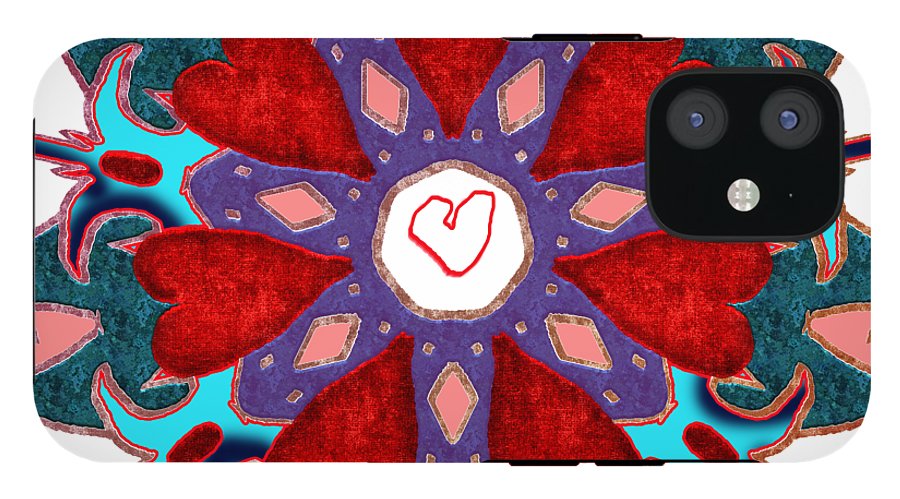 Valentine Mandala - Phone Case