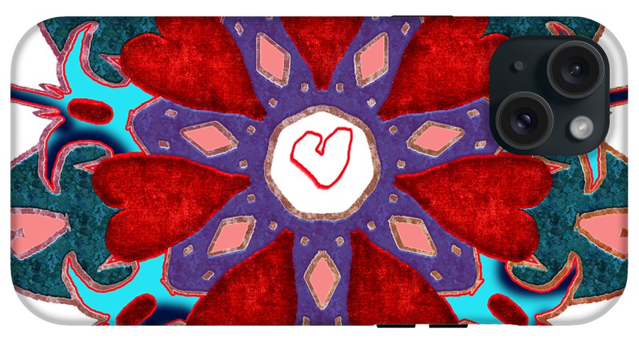 Valentine Mandala - Phone Case