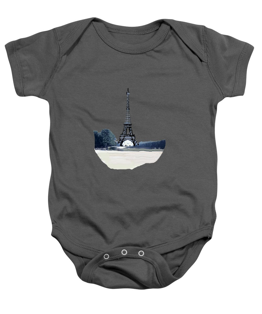 Vintage Eiffel tower Impression - Baby Onesie