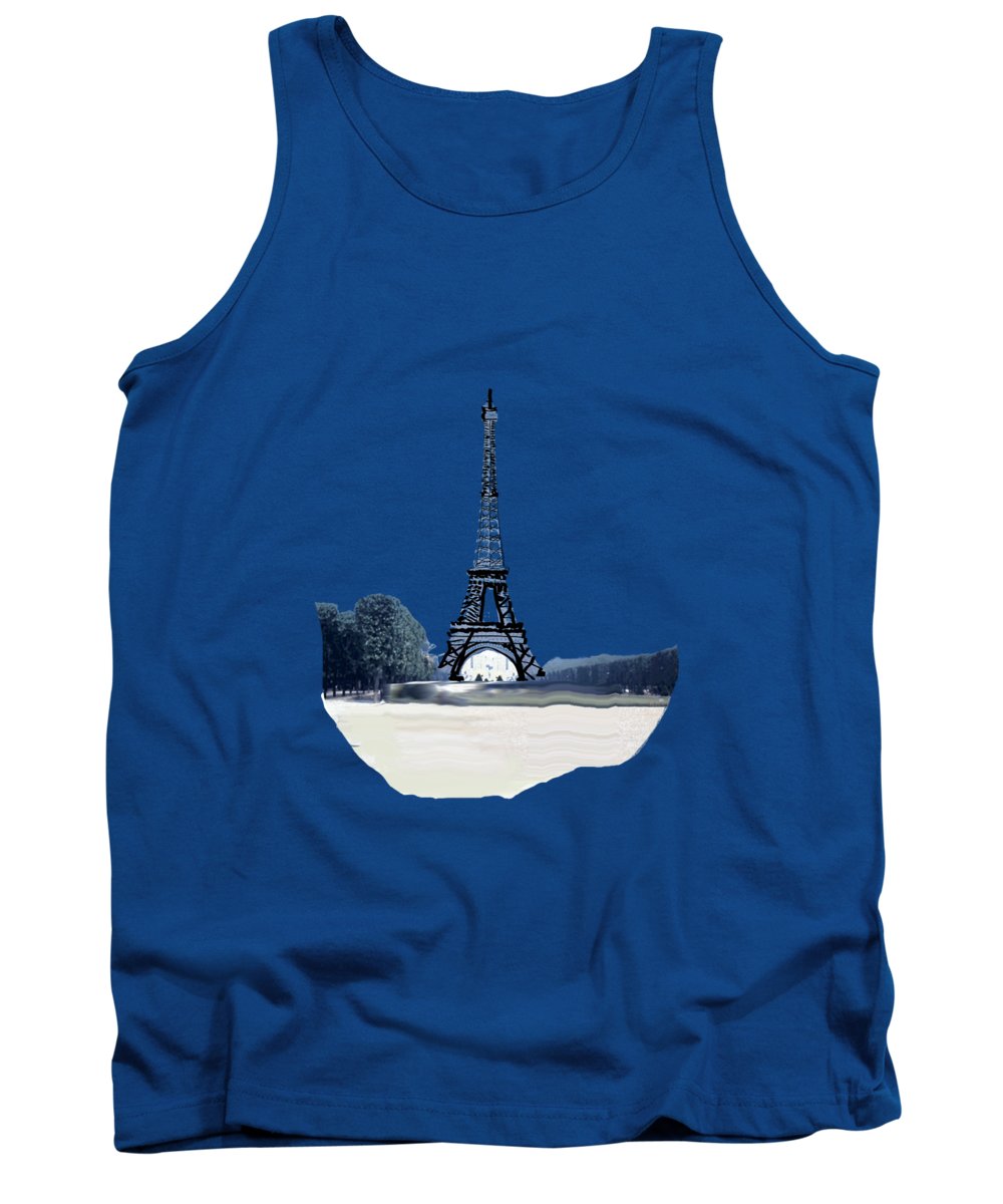 Vintage Eiffel tower Impression - Tank Top