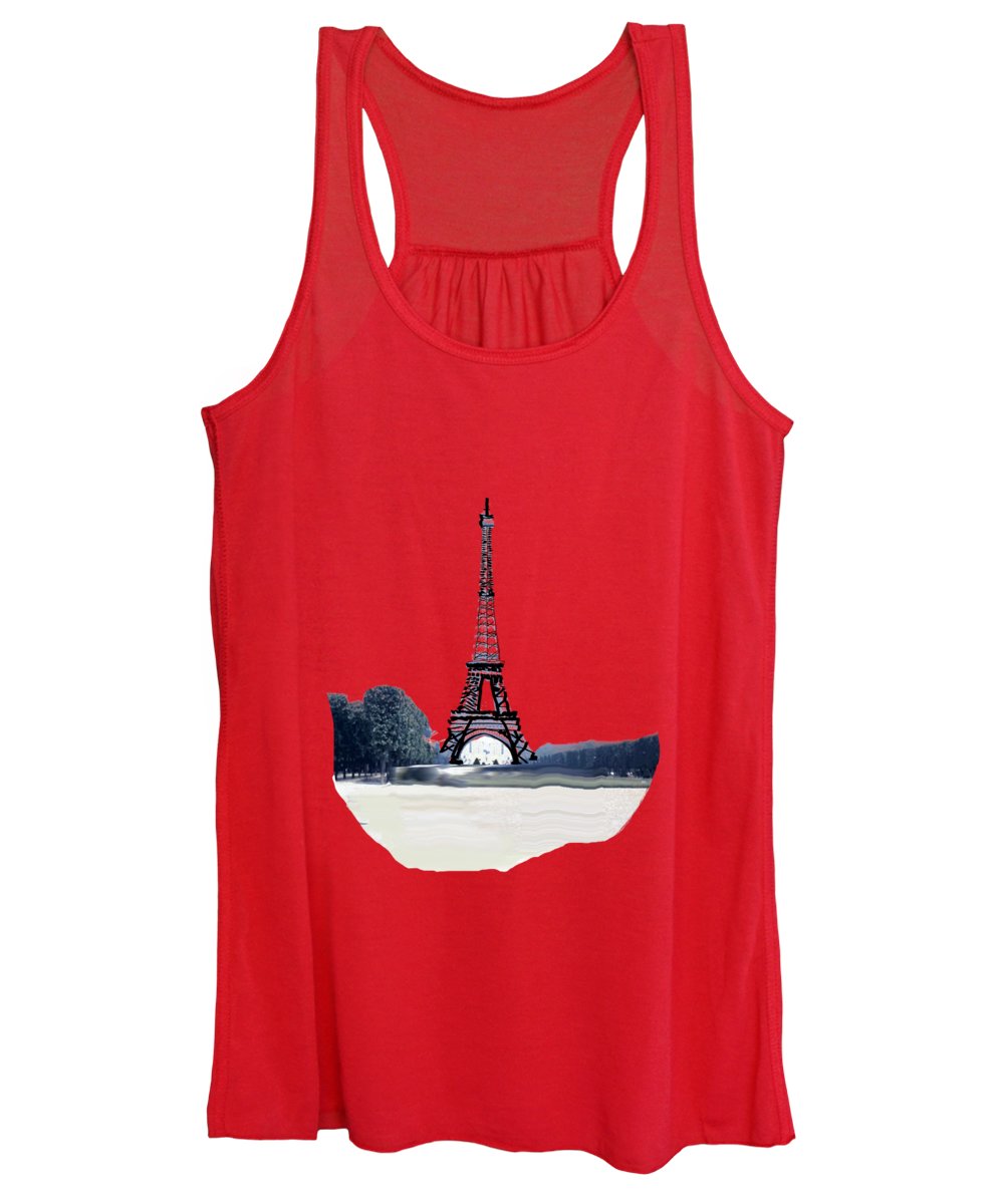 Vintage Eiffel tower Impression - Women's Tank Top