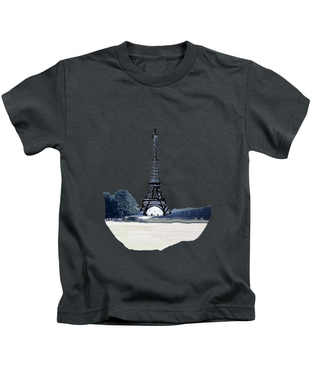 Vintage Eiffel tower Impression - Kids T-Shirt