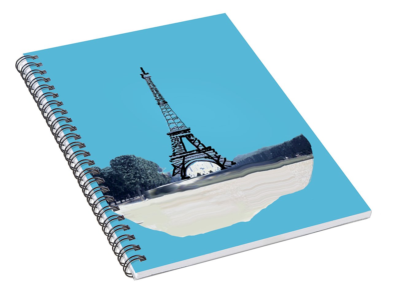 Vintage Eiffel tower Impression - Spiral Notebook