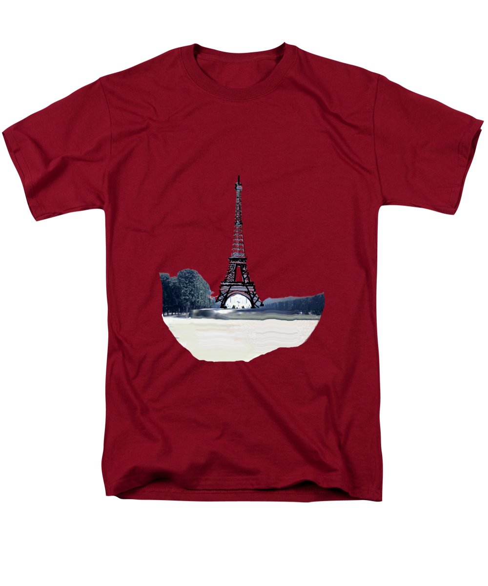 Vintage Eiffel tower Impression - Men's T-Shirt  (Regular Fit)