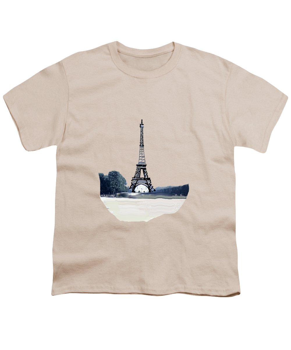 Vintage Eiffel tower Impression - Youth T-Shirt