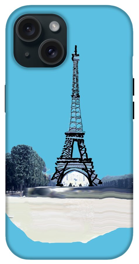 Vintage Eiffel tower Impression - Phone Case