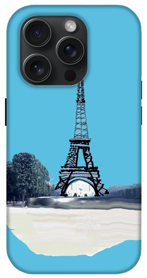 Vintage Eiffel tower Impression - Phone Case