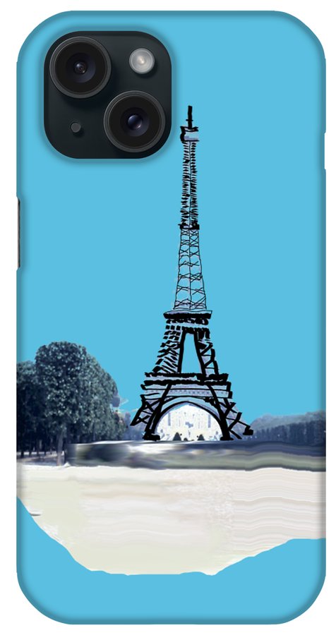 Vintage Eiffel tower Impression - Phone Case