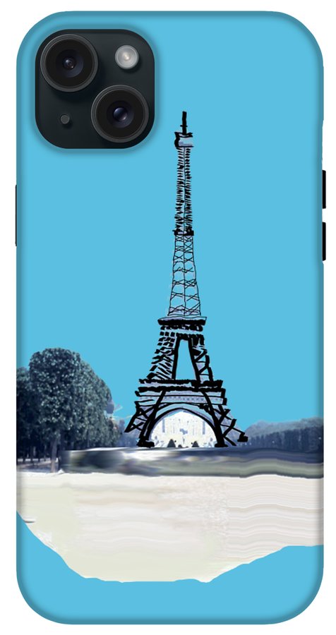 Vintage Eiffel tower Impression - Phone Case