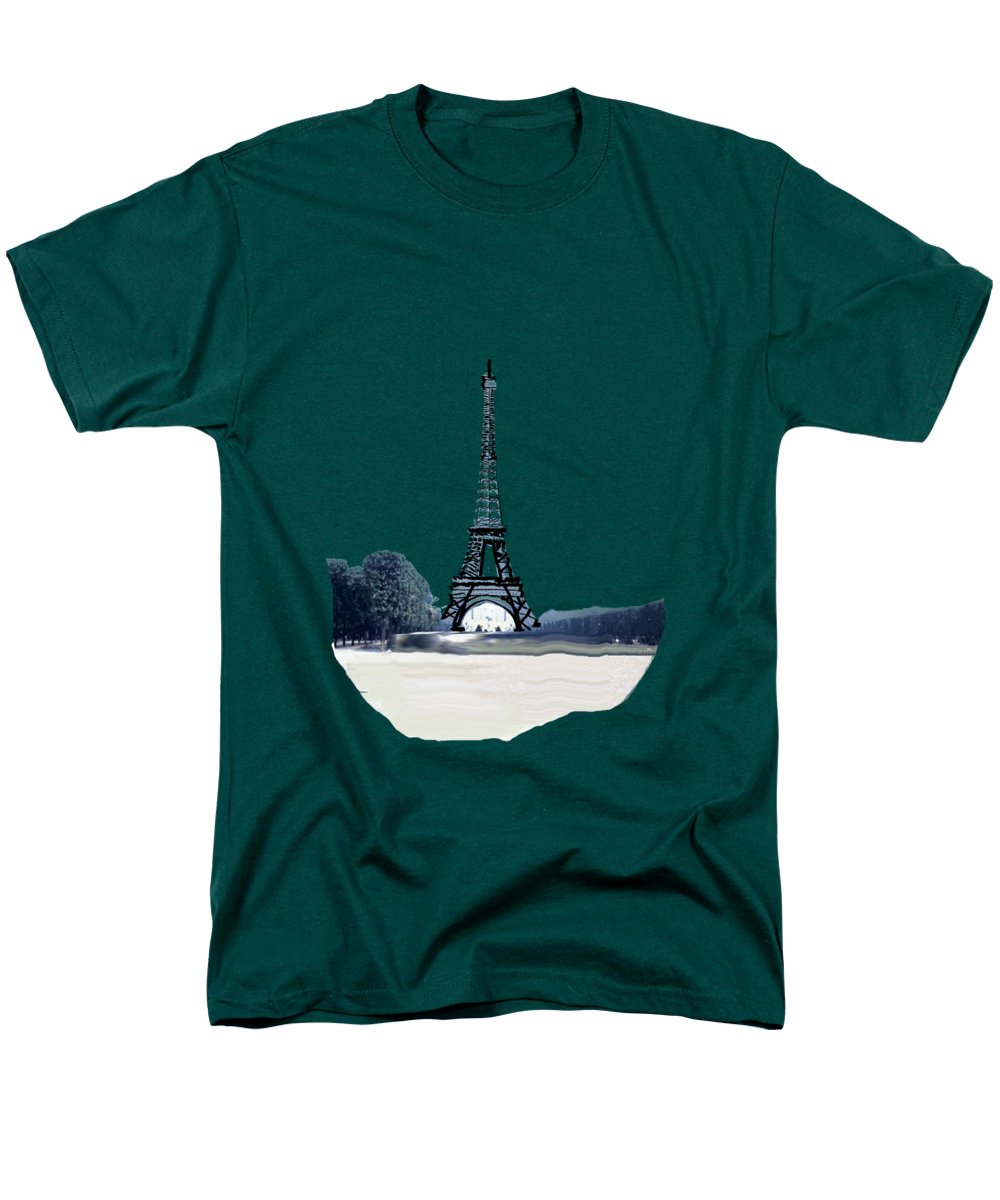 Vintage Eiffel tower Impression - Men's T-Shirt  (Regular Fit)
