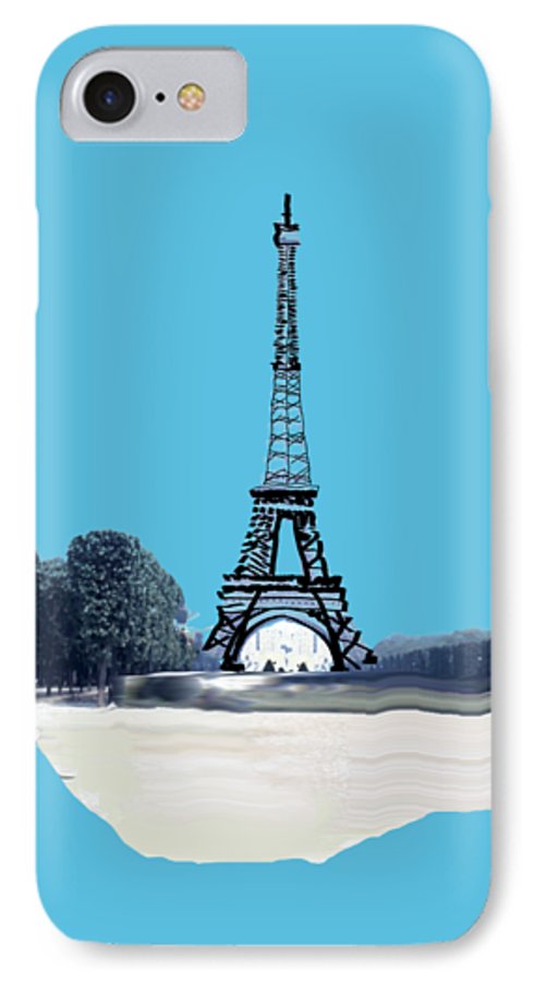 Vintage Eiffel tower Impression - Phone Case