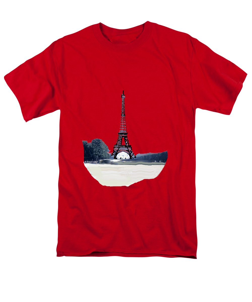 Vintage Eiffel tower Impression - Men's T-Shirt  (Regular Fit)