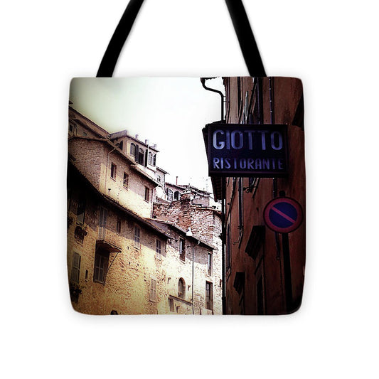 Vintage Italian Restaurant - Tote Bag