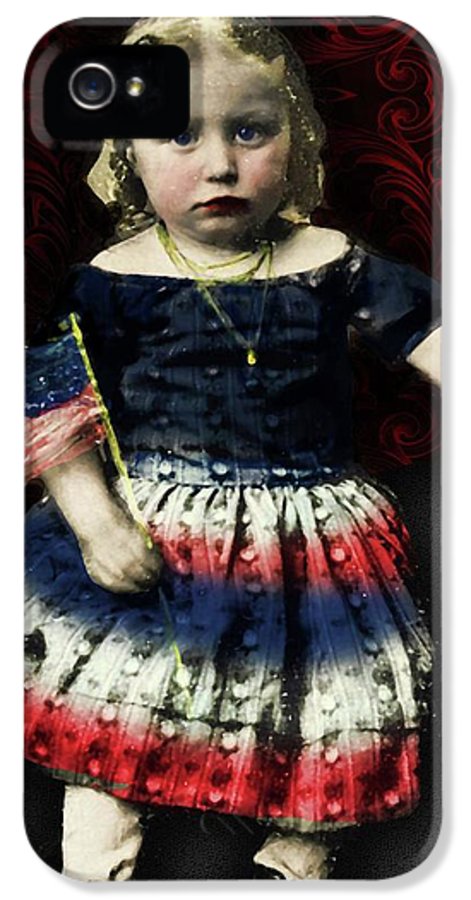 Vintage Patriotic Child - Phone Case