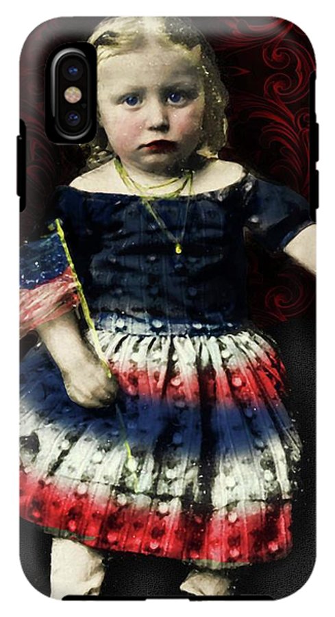 Vintage Patriotic Child - Phone Case
