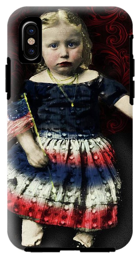 Vintage Patriotic Child - Phone Case