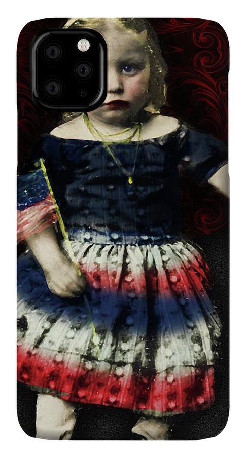 Vintage Patriotic Child - Phone Case