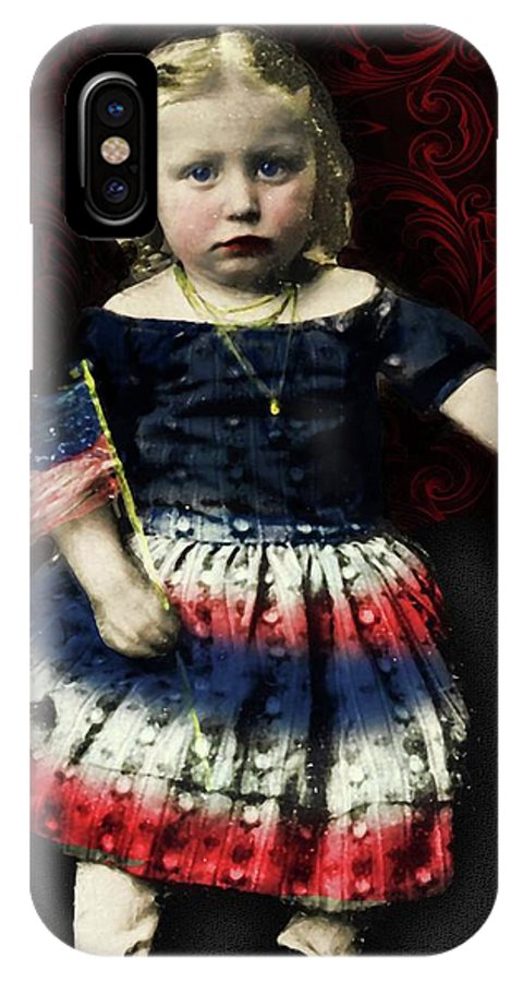 Vintage Patriotic Child - Phone Case