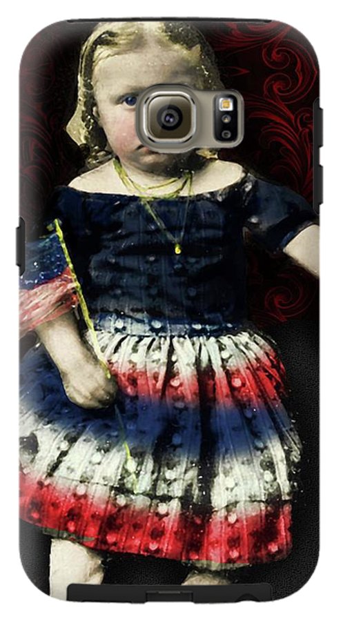 Vintage Patriotic Child - Phone Case