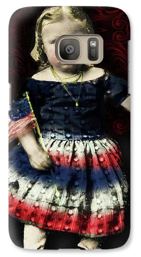 Vintage Patriotic Child - Phone Case