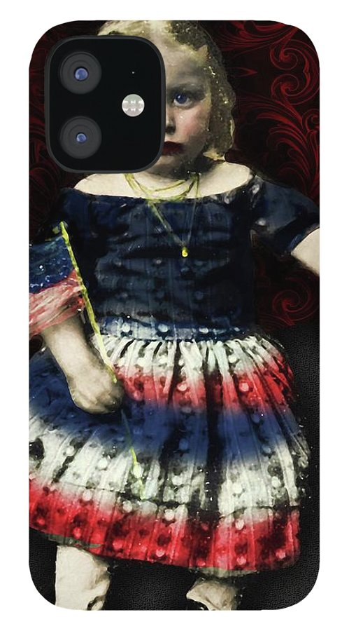Vintage Patriotic Child - Phone Case