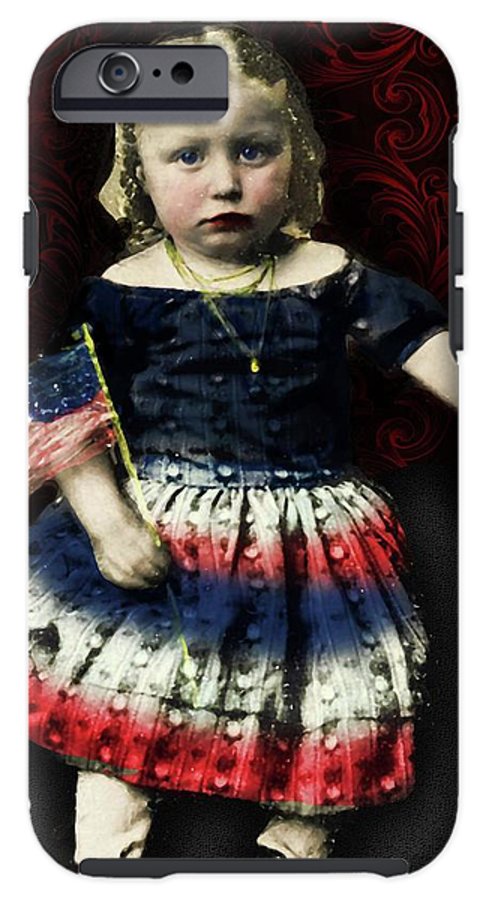 Vintage Patriotic Child - Phone Case