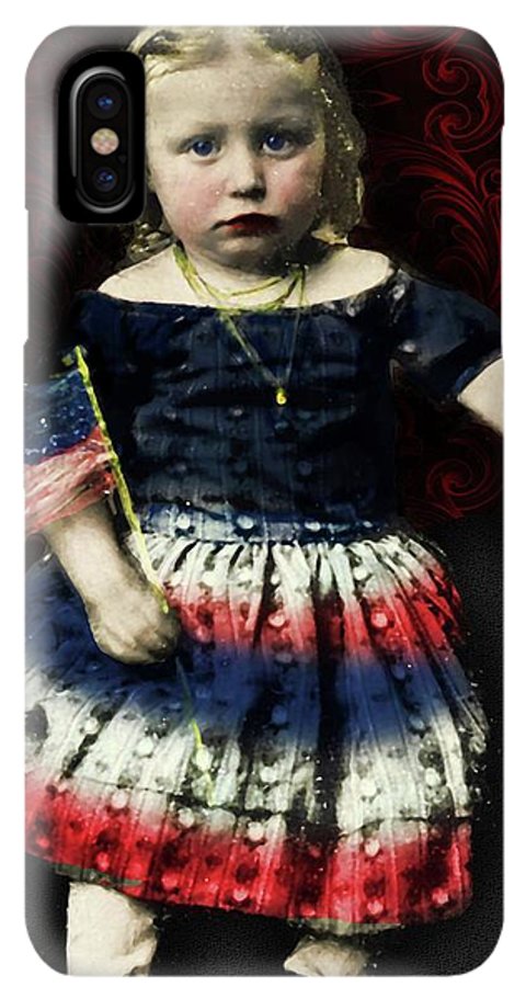 Vintage Patriotic Child - Phone Case