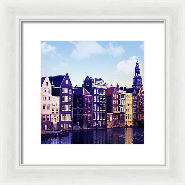 Vintage Travel Amsterdam - Framed Print